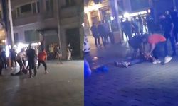 Taksim’de korkunç cinayet kamerada: Kavgada kalbinden bıçaklanarak öldürüldü