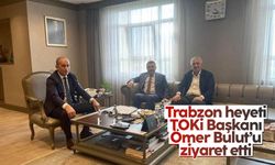 Ortahisar Belediye Başkanı Ahmet Metin Genç, TOKİ Başkanı Ömer Bulut ile görüştü