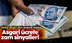 Vedat Bilgin'den asgari ücrete zam sinyali