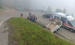 Trabzon'da yayla yolunda trafik kazası: 3 yaralı