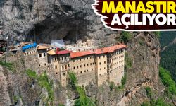 Sümela Manastırı'nda yaklaşık 6 yıldır süren restorasyon çalışmaları tamamlanıyor