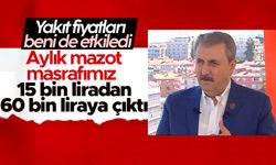 Mustafa Destici: Akaryakıt fiyatları beni de etkiledi