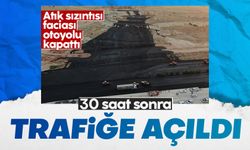 TAG Otoyolu 30 saat sonra çift yönlü olarak trafiğe açıldı