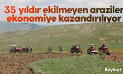 35 yıldır atıl kalan araziler değerlendiriliyor