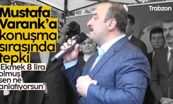 Trabzon'da Mustafa Varank'a vatandaştan tepki: "Ekmek 8 lira oldu, sen ne anlatıyorsun?"