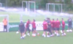 Galatasaray antrenmanında kavga