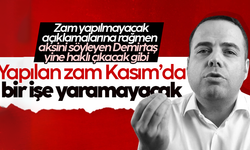 Özgür Demirtaş’tan asgari ücret yorumu: Kasım gibi hiçbir işe yaramadığı görülecek