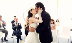 Özge Gürel ile Serkan Çayoğlu evlendi