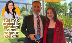 TÜBİTAK'ta projesi ile gündem olan Yağmur kep attı: İlk kutlayan Trabzonspor'un eski başkanı oldu