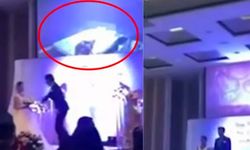 Eşi tarafından aldatılan damat, eşini düğün töreninde ifşa etti