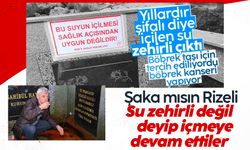 Rize’de Andon suyunun zehirli olduğunu kabul etmediler: İçmek için sıraya girdiler