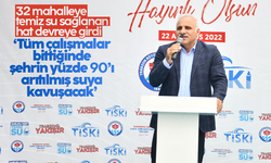 Trabzon Büyükşehir Belediyesi, 32 mahalleye sağlıklı su sağlayan hattı devreye aldı