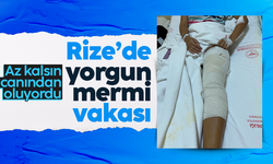 Serinlemek için denize giren genç kızın ayağına yorgun mermi isabet etti