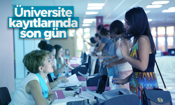Üniversite kayıtlarında son gün bugün