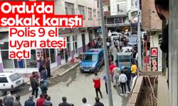 Ordu’da sokak kavgası! Polis 9 el uyarı ateşi açtı