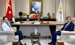 Meral Akşener ve Ahmet Davutoğlu, bir araya geldi