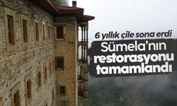 Sümela’da yaklaşık 6 yıl önce başlayan restorasyon ve kaya güçlendirme çalışmaları tamamlandı