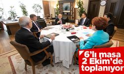 6'lı masa 2 Ekim'de yeniden toplanıyor