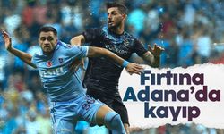Trabzonspor, Adana Demirspor'a 3-2 mağlup oldu