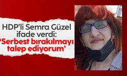 HDP’li Semra Güzel'in ifadesi ortaya çıktı