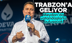 Ali Babacan Trabzon'a geliyor