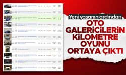 Oto galerilerin kilometre oyunu ortaya çıktı