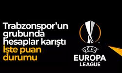 UEFA Avrupa Ligi'nde Trabzonspor'un yer aldığı H Grubu'nda son durum
