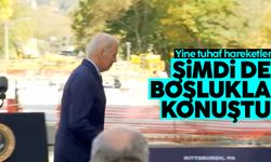Joe Biden, önce boşlukla konuştu sonra yönünü şaşırdı