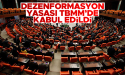 Dezenformasyon ve basın kanunu düzenlemesi TBMM'de kabul edildi