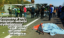 Gaziantep'te 16 kişinin öldüğü feci kazada acı detay: Şoför perdeyi düzeltirken katliama sebep olmuş