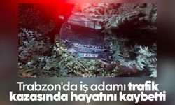 Trabzon'da iş adamı trafik kazasında hayatını kaybetti