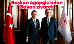 Trabzonspor Başkanı Ağaoğlu’ndan Bakan Kasapoğlu’na ziyaret