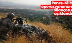 Pençe-Kilit operasyonunun bilançosu açıkladı