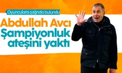Abdullah Avcı şampiyonluk ateşini yaktı