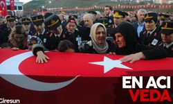 Giresunlu şehit İsmail Ünal son yolculuğuna uğurlandı