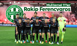 Trabzonspor - Ferencvaros maçının muhtemel 11'leri