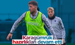 Trabzonspor Fatih Karagümrük maçı öncesi hazırlıklarına devam etti