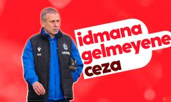 Trabzonspor'da idmana gelmeyene ceza