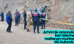 Artvin'de aracında kan izlerine rastlanan muhtar ölü bulundu: 2 gözaltı