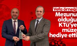 Ali Haydar Baş, mezunu olduğu üniversiteye ‘müze’ hediye etti