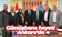 Gümüşhane heyeti Ankara’da 