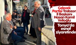 Gelecek Partisi esnaf ziyareti için Tonya’daydı