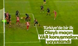 Sivasspor - Galatasaray karşılaşması VAR kayıtları
