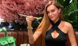 Ebru Şallı 600 bin TL'lik çantasını gösterdi