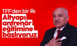 TFF Başkanı Mehmet Büyükekşi: Altyapı antrenör eğitimine başlıyoruz