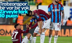 Trabzonspor bir var bir yok! Zirveyle fark 10 puan