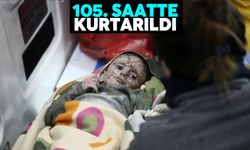 Hatay'da minik bebek ve ağabeyi 105'inci saatte kurtarıldı