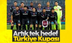 Trabzonspor'da artık tek hedef Türkiye Kupası