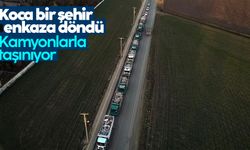 Hatay'da büyük yıkım! Enkaza dönen şehir, hafriyat kamyonlarıyla taşınıyor