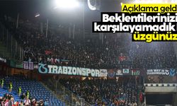 Trabzonspor'dan Basel maçı açıklaması: 'Beklentilerinizi karşılayamadık'